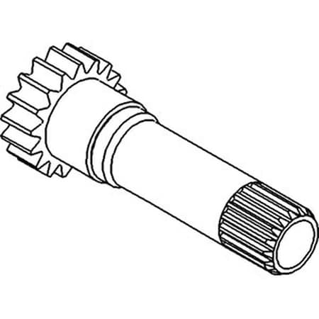 Aftermarket PTO Input Shaft Fits Massey Ferguson Tractor 1085 23 Teeth 10 Spline 908490M91